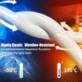 thumbnail image 4 of Silicon Waterproof Sealant, Permanent Solution for Roof & Wall Cracks, Outdoor Waterproof Silicone Sealant Heat Resistant, Water Proof Exterior Sealants Tear and Stretch Resistance (Black, 1), 4 of 7