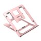 thumbnail image 1 of Soporte ajustable para computadora portátil de aleación de aluminio Soporte de soporte para computadora portátil de metal Soporte de escritorio, oro rosa Inevent EL2754-01B, 1 of 7