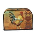 thumbnail image 5 of 1pc, Sunflower Rooster Bread Maker Cover, Chick Print Small Kitchen Appliance Bread Maker Dust Cover Microwave Bread Maker Cover, Suitable for 2 Slices Models, 5 of 7