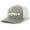 Silver/White, variant on Freshwater Fish Forest Mountain Scenic Salmon Mens Embroidered Mesh Back Trucker Hat, Brown/Khaki