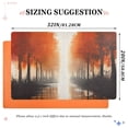 thumbnail image 2 of Orange Autumn Landscape Floor Door Mat Outdoor Indoor for Home Entrance Welcome Mats 32"x20", 2 of 8