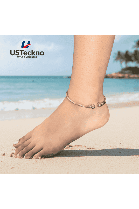 100% Pure Copper Anklet for Women and Men Raw, Solid, Uncoated, Adjustable, Handcrafted Wellness Jewelry for Natural Healing and Everyday Elegance