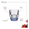 thumbnail image 4 of Juego de 6 Vasos Tequileros Shot Caballitos de Calavera Colores 1.5oz, 4 of 5