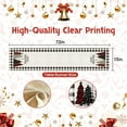thumbnail image 3 of Lockways Christmas Trees Table Runner - 12*70", Xmas Table Top Cover, Plaid Classic Check Table Runner, Kitchen Dining Table Decoration, 3 of 10