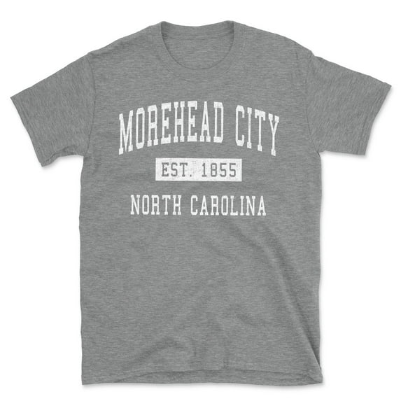 Morehead City North Carolina Classic Established Men's Cotton T-Shirt