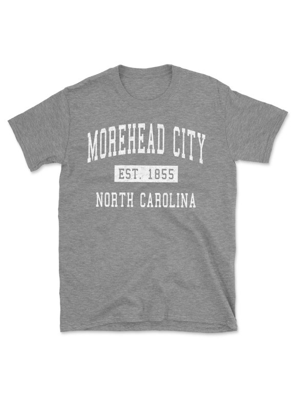 Morehead City North Carolina Classic Established Men's Cotton T-Shirt