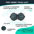 thumbnail image 6 of Pro 1000 Wireless Tens Unit for Pain Relief - Mini Tens Massager Portable Electric Muscle Stimulator, 6 of 7