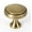 Antique English, variant on Alno A980-14 Royale 1-1/4" Solid Brass Stepped Round Mushroom Cabinet Knob / Drawer Knob -