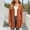 Orange, variant on SERTGUTR Girls' Knitted Cardigan, Button Front Long Sleeve Sweater, Solid Color Ribbed Trim with Pockets, Everyday School Casual Layer
