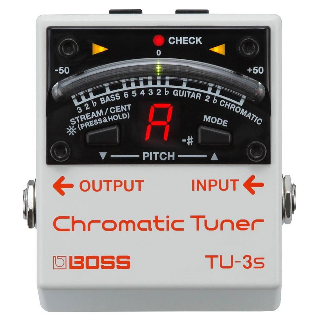 Boss TU3S Compact Chromatic Guitar & Bass Pitch Tuner Pedal Stompbox