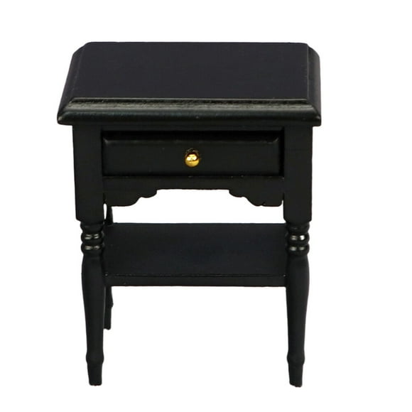1pc Mini House Cabinet Ornament Wooden Mini Cabinet Decoration Mini Furniture