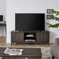 thumbnail image 4 of Eden Home Wood TV Media Stand for TVs up to 70" in Smoke Oak, 4 of 5