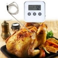 thumbnail image 2 of Electronic Thermometer Timer Food Meat Temperature Meter Gauge with Probe, 2 of 6