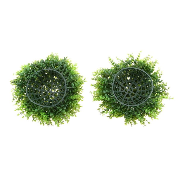 Bola decorativa de plantas artificiales para decoración del hogar y bodas Verde 29cm