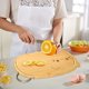 thumbnail image 4 of Fruit Chopping Board Supplementary Food Chopping Board Nanmu Household Bread Board Cute Cutting Board Kitchen Chopping Board, 4 of 4