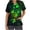 BC-Multicolor, variant on BiZtdJrK St.Patrick's Day Scrub Tops for Women 2025 Casual Short Sleeve V Neck T Shirt Fashion Shamrock Graphic Tees Nurse Uniform with Pockets Multicolor XXL Lightning Sales
