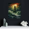 thumbnail image 5 of Nawypu Guiding Light, Lighthouse in Storm, Classic Prints Print on Canvas Wall Art, Beautiful Vintage Art for Living Room Decor, Canvas, Canvas Wall Art,Wall, 5 of 5
