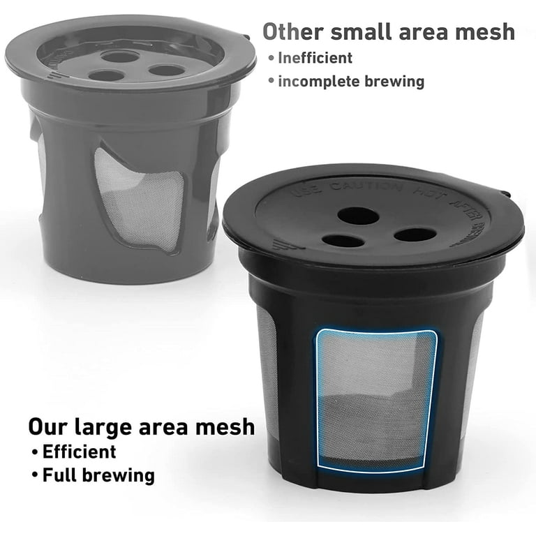  Reusable K Cups pods Compatible with ninja dual brew pro  specialty coffee maker,Reusable Coffee Filter Accessories fits Ninja CFP201  CFP301 CFP305 CFP400 Dual Brew Pro System(4pack): Home & Kitchen
