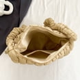 thumbnail image 4 of Bolso Axila con Chaleco Femenino WDOplteas Burbujas Plisadas Caqui, 4 of 9