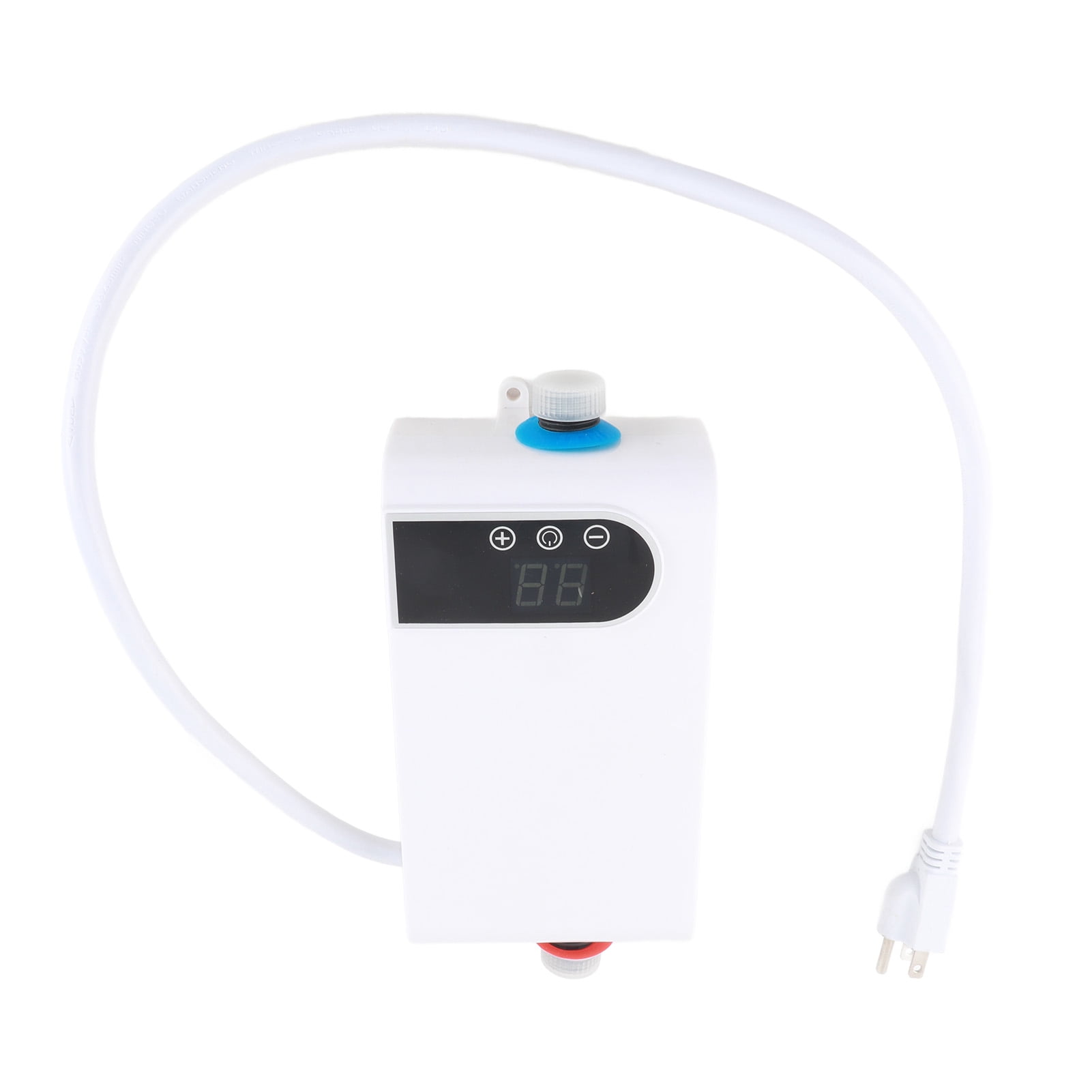 M Buder 110V US Fast Instant Electric Tankless Water Heater, 3500W Smart Thermostatic Kitchen Treasure Small Hot Water Heating System for Bathroom 7.5 x 4.0 x 2.7 inches / 19 x 10.2 x 6.8 cm