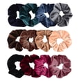thumbnail image 1 of 12 Serre-Têtes en Velours Rose, 1 of 6