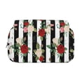 thumbnail image 2 of Sikiie Rose Flowers Print Flip Double-layer Pencil Case, All-purpose Stationery Bag for Study and Office, Zipper Design, Unisex, 2 of 7