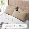 thumbnail image 4 of Southshore Fine Living, Inc. Pillow Covers for Full, Twin or Queen Pillows, 20" x 30", Taupe, 4 of 8