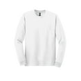 thumbnail image 5 of Gildan Heavy Cotton Men's Long Sleeve T-Shirt, Comfortable, Crewneck Classic Fit Tee, White, L, 5 of 5