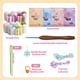 thumbnail image 3 of pstuiky Kit de ganchillo para tejer flores de colores con hilo (manual de instrucciones en inglés), 3 of 9