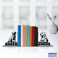 thumbnail image 4 of Handmadetneonsign Labrador Dog Metal Bookends, Labrador Dog Name Bookend, Pet Lover Gift Table Bookshelf Decor 80476, 4 of 4