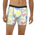thumbnail image 6 of Sigee Hand Drawn Colored Hearts for Men's Boxer Briefs,Moisture Wicking and Breathable Large, 6 of 9