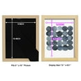thumbnail image 4 of Blue Grey Density I -Framed Print w/glass-Natural Wood, 4 of 7