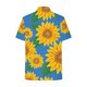 thumbnail image 5 of Camisa de Manga Corta Vestido para las Mujeres Camisas Hawaianas Botón Arriba Blusa de Playa de Verano Casual, Top de Vacaciones Fresco, 5 of 7