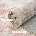 thumbnail image 5 of VUNATE 5'x7'Rugs for Living Room Washable Rugs Modern Abstract Area Rug Neutral Indoor Carpet Soft Rugs for Bedroom Office Dining Room Kitchen Laundry Room Accent Rug Modern Home Decor Pink, 5 of 8