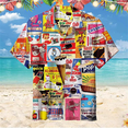thumbnail image 4 of Camisa hawaiana 2024 para hombre, camiseta de verano con helado, camisetas de manga corta con estampado hawaiano, camisetas casuales de diseño original, ropa para hombre, 4 of 4