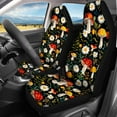 thumbnail image 2 of Pzuqiu Mushroom Car Seat Covers Full Set Full Wrapping Edge Seat Covers Breathable Easy to Install Universal Anti-Slip Driver Seat Cover with Backrest Universal Fit for Most Cars Sedan Van Truck, 2 of 7