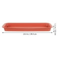 thumbnail image 2 of SEWCHICS Rectangular Drip Tray Red Plastic 4Pcs 15.6X6.7In Outdoor Use, 2 of 8