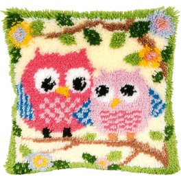 DIY Latch Hook Pillow Kit - Easter Bunny Craft Kit For Beginners & Adults
