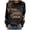 Black, variant on Unir Women Today's Good Mood Sponsored By Jesus Cross Sleeve Crewneck Sweatshirt Oversized Faith Fall Casual Layering Pullover Top 1PC S-XXL Plus Size Friendly