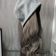 thumbnail image 5 of TQEHS Peluca con gorro de lana natural para todo tipo de pieles y formas de rostro. Nueva O0M9, 5 of 5