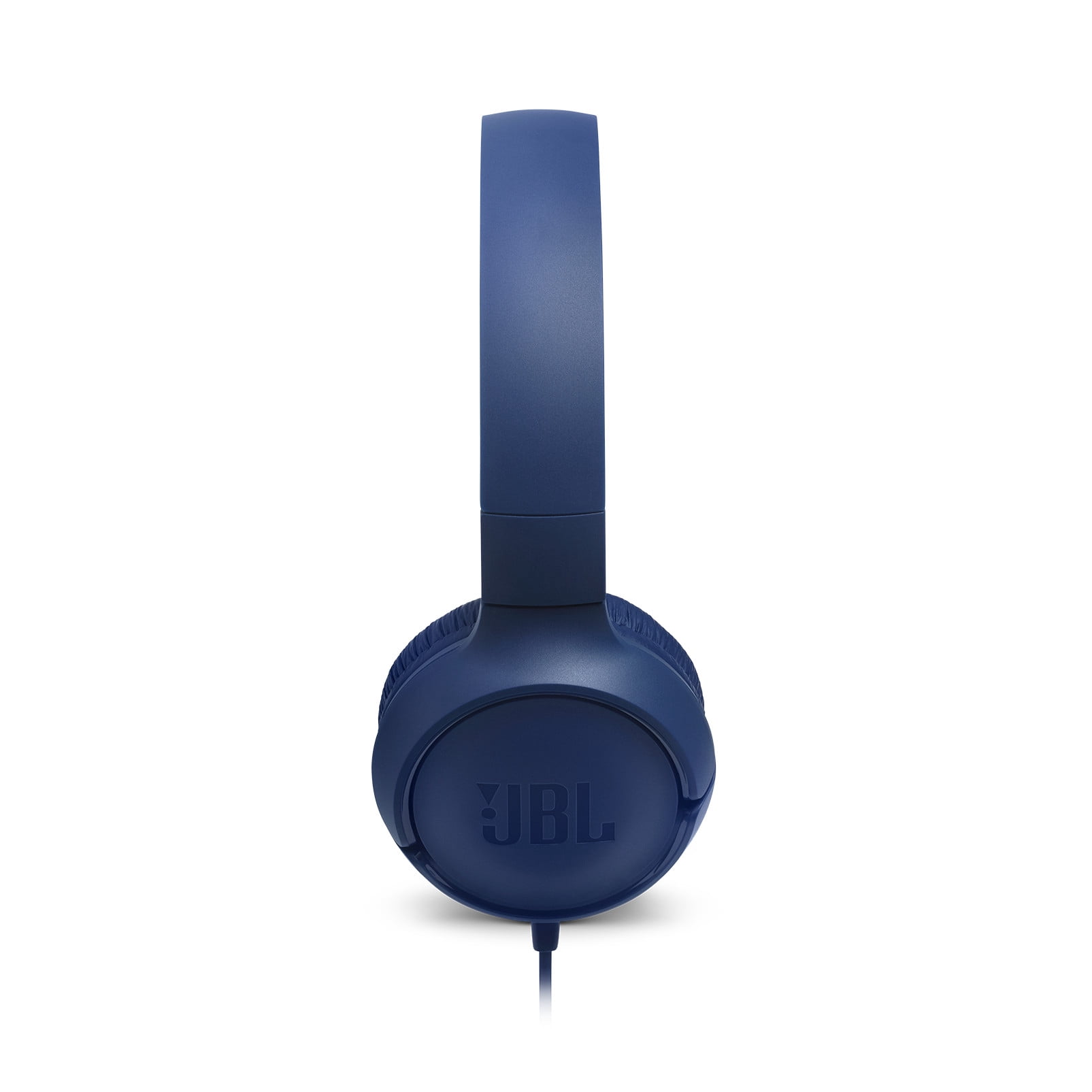 JBL Tune 500 - Wired on-ear headphones - Comfortable and powerful plug ‘n go headphones with JBL Pure Bass sound - Blue