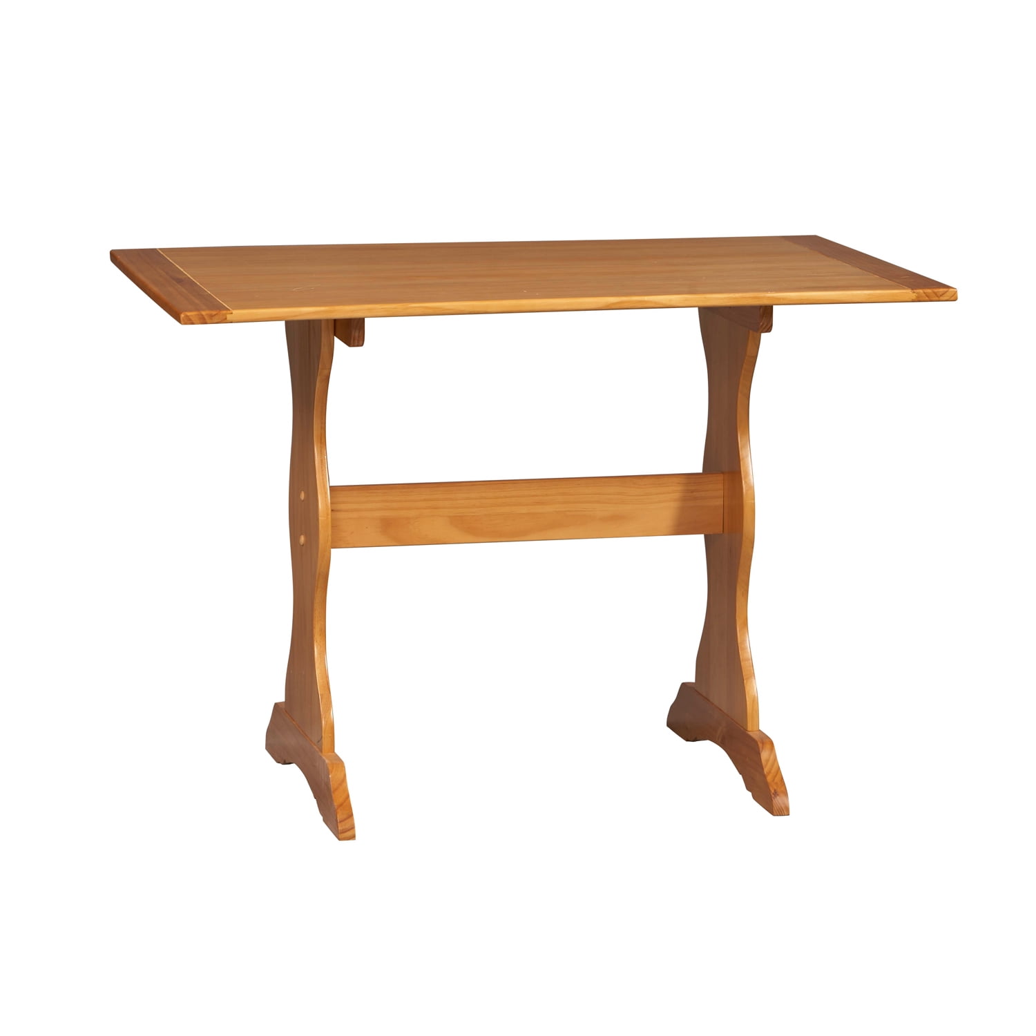 Linon Chelsea Wood Dining Nook Dining Table in Natural