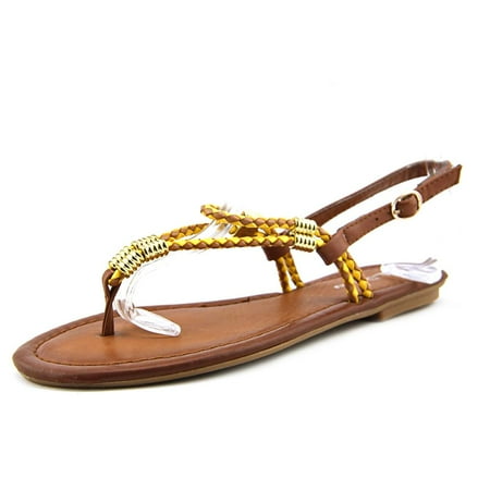 Chinese Thong Sandals - Womens CL Chinese Laundry Clementina Thong Sandals, Tan/Yellow, 8 US / 39 EU