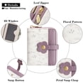 thumbnail image 3 of FALAN MULE Small Wallet for Women Rfid Bifold Vegan Leather Card Holder Wallet With Zipper Pocket, 3 of 6