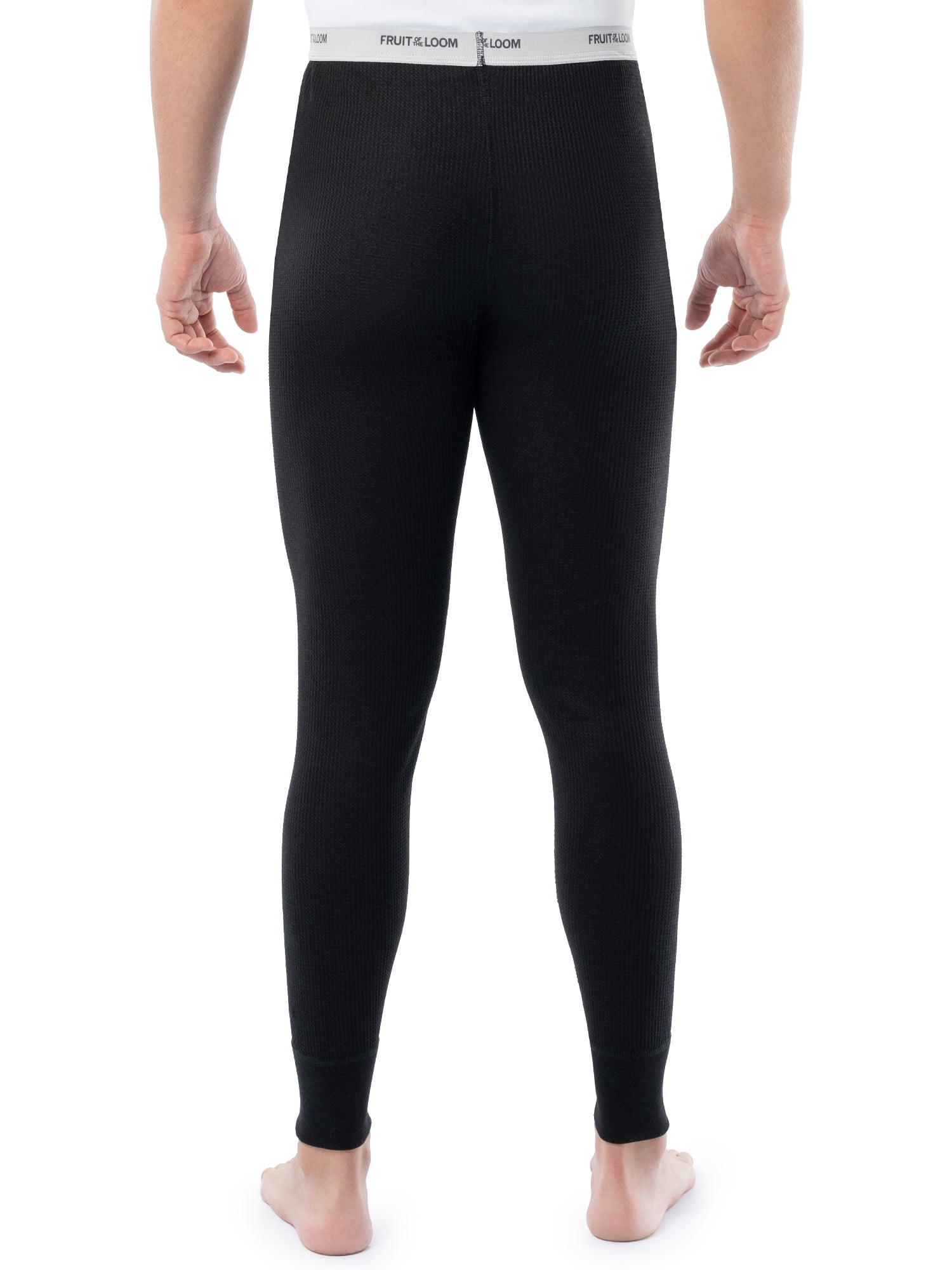 Fruit of the Loom Men's Thermal Waffle Underwear Bottom, 3-pack, Sizes S-5XL