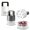 B+W, variant on Cherry Pitter Tool Easy Push Seed Remover for Cherries Olives | Food Grade Multi-Fruit Corer with Anti-Splatter Guard, 1.5" Extra Large Slots, Dishwasher Safe Kitchen Gadget