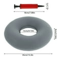 thumbnail image 3 of Inflatable Donut Ring Cushion with Pump & Travel Bag - Orthopaedic Pillow Seat for Coccyx, Haemorrhoids, Tailbone Pain, Prostate & Sores - for Home, Car, Office, 3 of 10