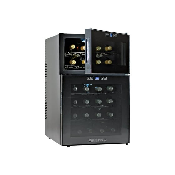 Wine Enthusiast Silent 24-bottle Dual Zo