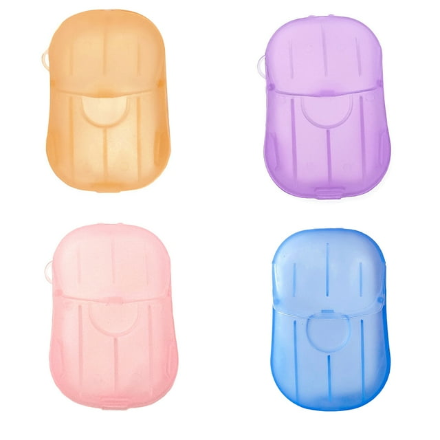 20pcs/Box Disposable Soap Paper Flakes Washing Cleaning Hand Bath ;;; ;;; ;;; Travel Scented Slice Sheets