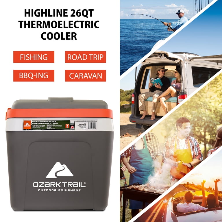 Ozark Trail HighLine Electric Cooler Iceless 12V, 24L - Walmart.com